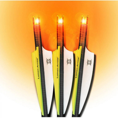 Lumenok Carbon Bolt 22" Moon Nock HD Orange 3pk. Nexgen Outfitters