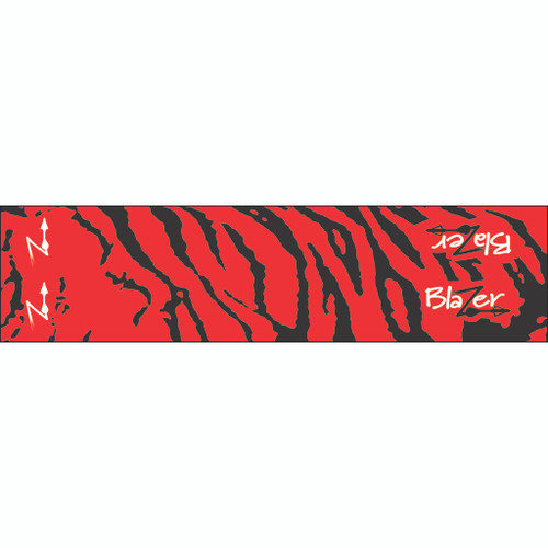 KN31110 Bohning Blazer Arrow Wrap Red Tiger 4 in. 13 pk. Nexgen Outfitters