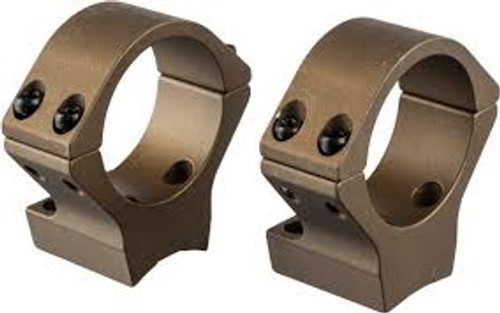 Browning X-Bolt Scope Rings - 1" Low, Burnt Bronze Cerakote Nexgen Outfitters