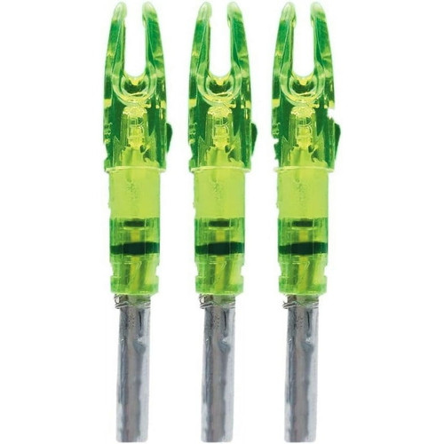 Lumenok Lighted Nock Green S Nock 3 pk. Nexgen Outfitters