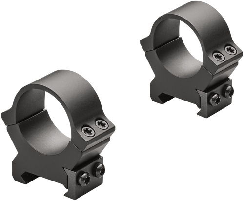 SH101026 Leupold PRW2 Permanent Weaver-Style Rings - 1" Tube Diameter, Medium Height, Matte Black Nexgen Outfitters