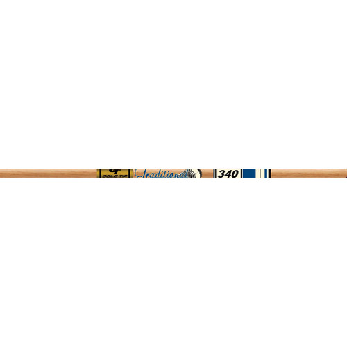 KNG1080600 Gold Tip Traditional XT 600 Raw Shaft with Nocks and Inserts Nexgen Outfitters
