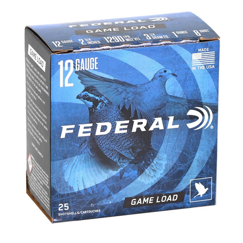 Federal Game Shok Game Loads 12 ga 2.75" 1 oz 8 Shot Nexgen Outfitters