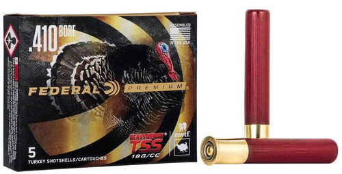 Federal Heavyweight TSS Turkey 410 Bore 3in 9Shot 13/16oz 1100fps Tungsten 5Rnd Shotshells Nexgen Outfitters