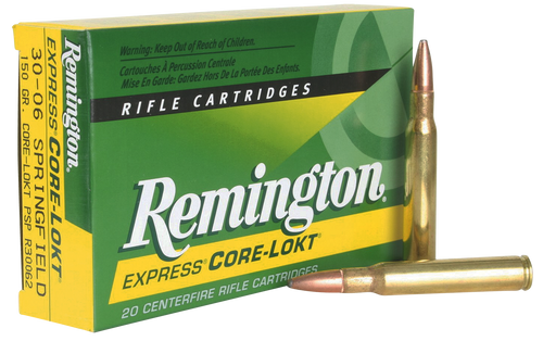 SH66198 Remington Core-Lokt 30-06 Springfield 180 gr SP Rifle Ammuntion 20 rds Nexgen Outfitters