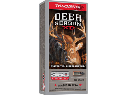 Winchester Deer Season XP .350 Legend 150gr Extreme Point 20Rnd Rifle Ammunition Nexgen Outfitters