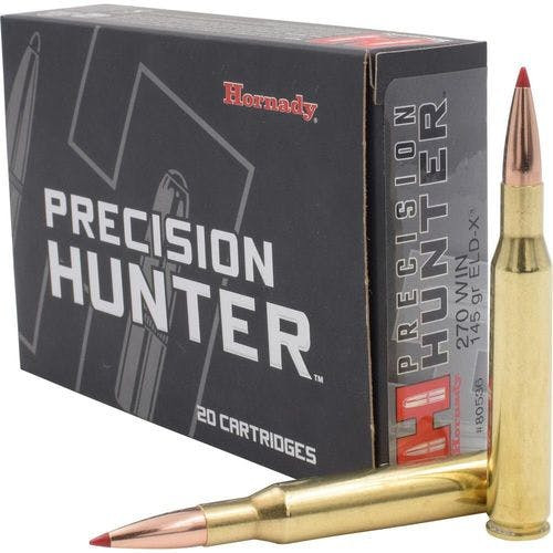 Hornady Precision Hunter .270 Winchester 145gr ELD-X 20Rnd Rifle Ammunition Nexgen Outfitters