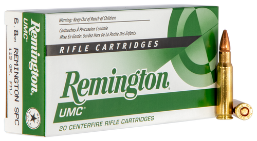 SH74758 Remington UMC 6.8 SPC 115 gr FMJ Rifle Ammunition 20 rds Nexgen Outfitters