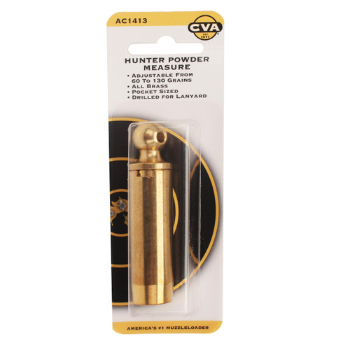 SH35615 CVA Hunter Powder Measure Solid Brass 60-130 Grains Nexgen Outfitters