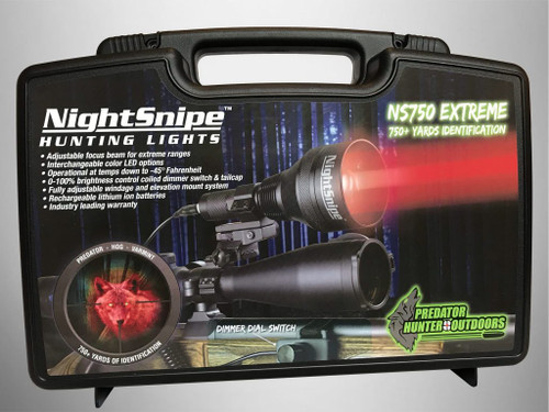 NightSnipe Class-1 NS750 Red Extreme Hunting Light Kit