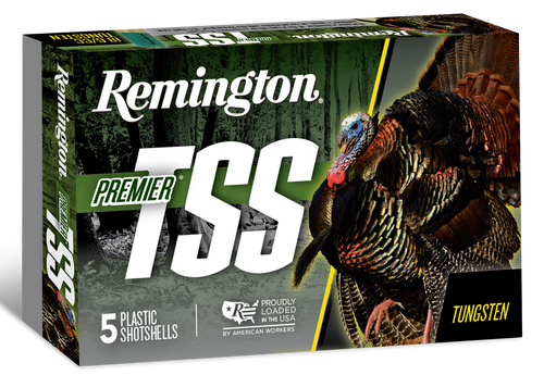 SH119925 Remington Premier TSS Turkey 20 Gauge 3" 1-1/2 oz Non-Toxic Tungsten Super Shot 5Rnd Shotgun Ammo Nexgen Outfitters