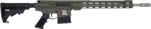 Great Lakes AR10 .308 Win. 10+1 Round 18" SS Bbl/OD Green Semi-Automatic Rifle Nexgen Outfitters