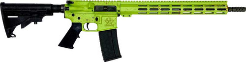 Great Lakes AR15 "ZOMBIE SPLATTER" .223 Wylde 16" 1:8 NIT Bbl/Zombie Green Semi-Automatic Rifle Nexgen Outfitters