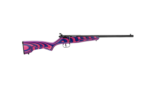 Savage Rascal Minimalist .22 LR Single Shot 16" Black Threaded Bbl/Pink-Purple Bolt Action Rifle Nexgen Outfitters