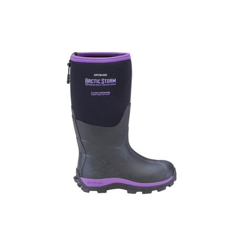 DryShod Youth Arctic Storm Extreme-COLD Rubber Boots - Purple