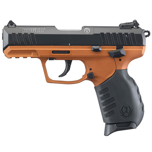 Ruger SR22 22LR 3.5" 10Rnd Black/Copper Suede Semi-Auto Handgun