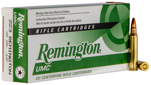 Remington UMC 223 Remington 45gr Jacketed Hollow Point 20Rnd Rifle Ammo