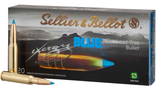 Sellier & Bellot eXergy .308 Winchester 165 gr TAC-EX-Blue 20Rnd Rifle Ammo Nexgen Outfitters