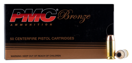PMC Bronze .40 S&W 165gr. JHP 50Rnd Handgun Ammo Nexgen Outfitters