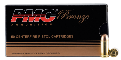 PMC Bronze .380 ACP 90gr Full Metal Jacket (FMJ) 50Rnd Handgun Ammo Nexgen Outfitters