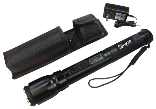 Zap Enforcer 2M Volt Black Stun Gun Flashlight