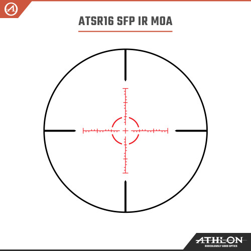 Athlon Midas BTR GEN2 HD 1-6x24 ATSR16 SFP IR Reticle Riflescope