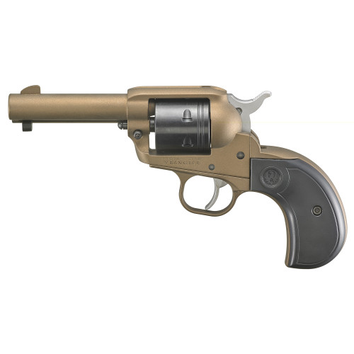 Ruger 2017 Wrangler .22 LR 3.75" Burnt Bronze Cerakote Birdshead Revolver