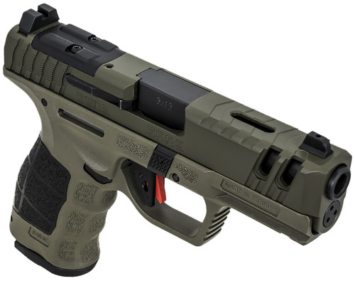 SAR USA SAR9 C Gen3 Compact 9mm Luger 15+1 4" OD Green Semi-Auto Handgun