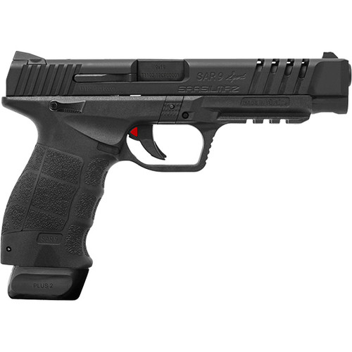 SAR USA SAR9 Sport 9mm Luger 17+1/19+1 5.20" Black Semi-Auto Handgun