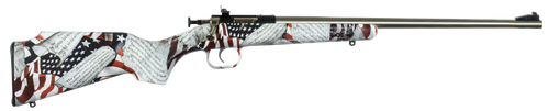Crickett Youth 22 LR 1Rnd 16.12" American Flag/Amendment Bolt Action Rifle Nexgen Outfitters