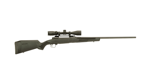 Savage Arms 110 Apex Hunter XP 7mm-08 Rem 4+1 20" Black LH Bolt Action Rifle with Vortex Crossfire II 3-9x40mm Scope