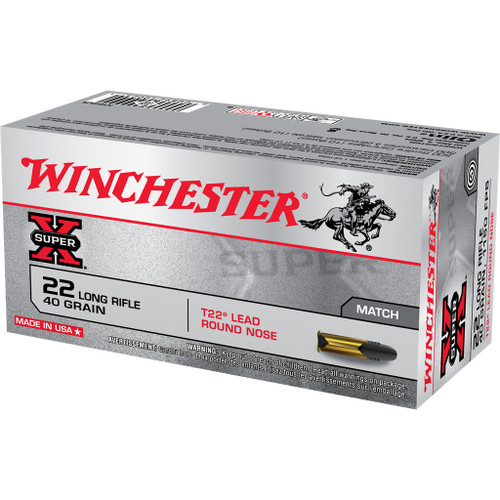Winchester 22LR 40gr Round Nose 50Rnd Rimfire Ammo Nexgen Outfitters