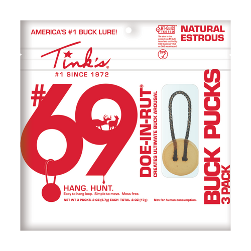 Tink's #69 Buck Pucks Scent Hangers - 3 Pack