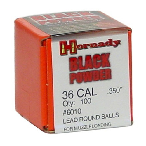 Hornady 36 Caliber 0.350" Black Powder Round Ball Muzzleloader Bullets Hornady 36 Caliber 0.350" Black Powder Round Ball Muzzleloader Bullets
