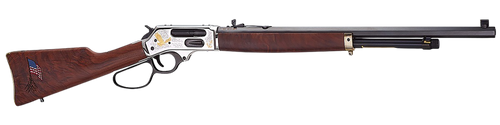 Henry Repeating Arms Spirit of the Corps Tribute Edition Walnut/Nickel .45-70 22" 4Rnd Lever Action Rifle