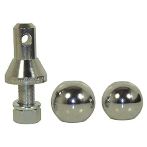 Convert-A-Ball Part No. 906 Stainless steel Set – 1” Shank w/ 2” & 2-5/16” Balls