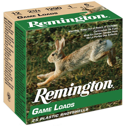 Remington Game Load 20 Gauge 2.75" 7/8oz 6Shot 25Rnd Shotgun Ammo