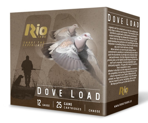 Rio Dove Loads 12 Gauge 2.75" 1oz 7.5Shot 25Rnd Shotgun Ammo
