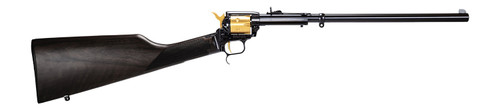Heritage Rough Rider Rancher .22LR 16.12" 6Rnd Black/Gold Revolver