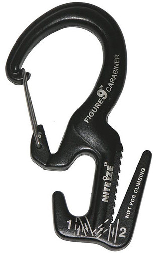 LM353576 Nite Ize Figure 9 Carabiner Large Black Nexgen Outfitters