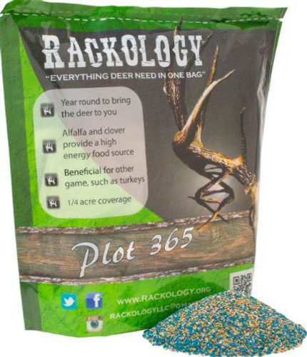 DSR00443 Rackology's Plot 365 "FEEDING ZONE" Premium Food Plot Blend 1/4 Acre Nexgen Outfitters