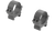 Leupold PRW2 Permanent Weaver-Style Rings - 30mm Tube Diameter, Low Height, Matte Black Nexgen Outfitters