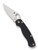 Spyderco Para  Folder 2 - 3.4" CPMS45VN Flat Ground Plain - G10 Black Nexgen Outfitters