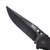 SOG Salute Clip-Point Black Folding Knife Blade SOG Salute Clip-Point Black Folding Knife Blade