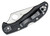 Spyderco Delica 4 Lightweight Flat Ground Knife - FRN Black Nexgen Outfitters