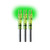 Lumenok Lighted Nock Green S Nock 3 pk. Nexgen Outfitters Lumenok Lighted Nock Green S Nock 3 pk. Nexgen Outfitters