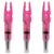 Lumenok Lighted Nock Pink H Nock 3 pk. Nexgen Outfitters