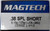 Magtech 38 Special Short 125gr Round Nose 50Rnd Handgun Ammo Nexgen Outfitters