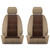 Ruff Tuff Exotic Animal Skin Look Insert With Sof-Touch Trim Seat Covers
