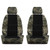 Ruff Tuff Perforated Sof-Touch Insert With Camo Trim Seat Covers